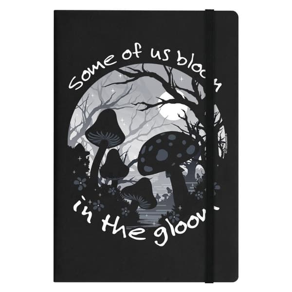 Grindstore Some Of Us Bloom In The Gloom A5 Notebook Black One Size