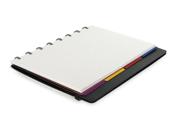 Notatbok A5 Linjert Sort Filofax