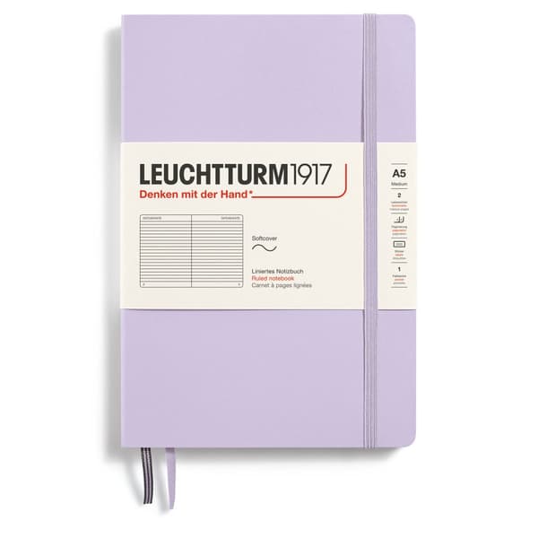 Anteckningsbok A5 Soft Linjerad Lilac Leuchtturm1917