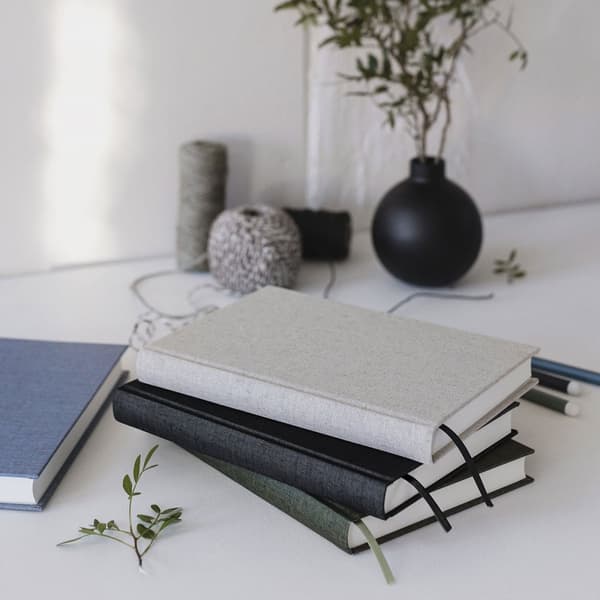Notatbok A5 Classic Linjert Natur Paperstyle