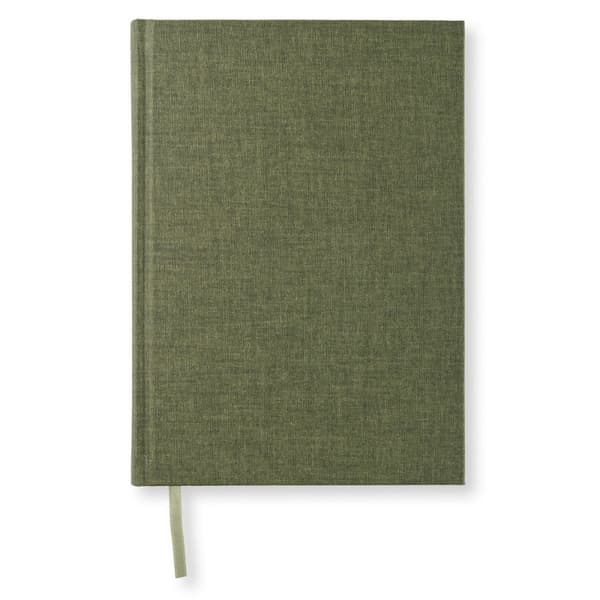 Notatbok A5 Slim Linjert Khaki Green Paperstyle