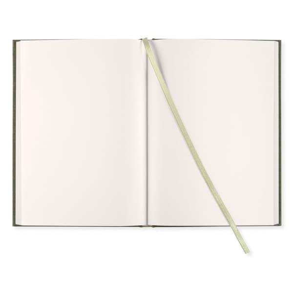 Notatbok A5 Slim Ulinjert Khaki Green Paperstyle