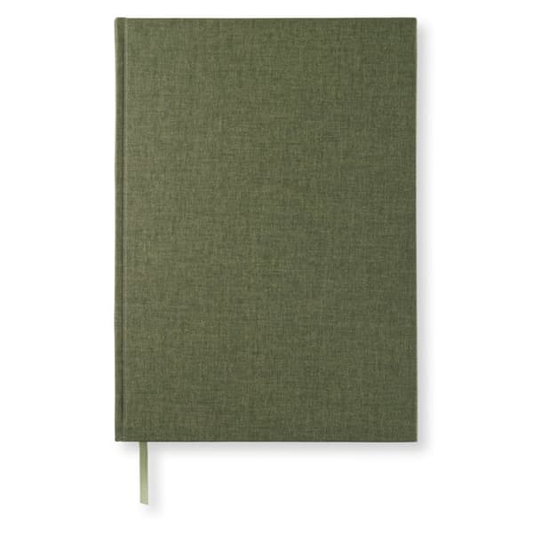 Notatbok A4 Linjert Khaki Green Paperstyle