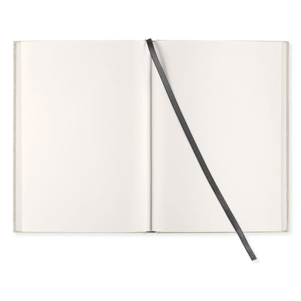 Notatbok A5 Slim Ulinjert Grov Linstoff Paperstyle