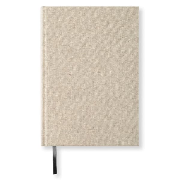 Notatbok A5 Slim Ulinjert Grov Linstoff Paperstyle