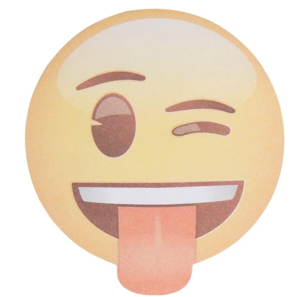Unique Party Emoji Notebook Yellow One Size