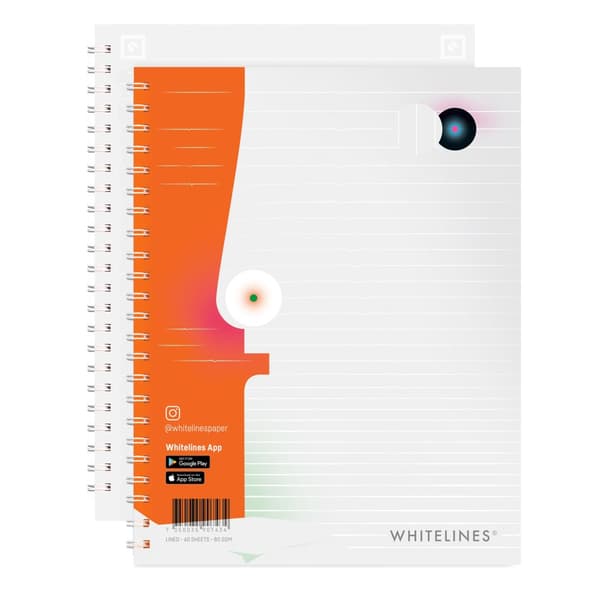 Whitelines Revelations Anteckningsblock A5 Linjerad