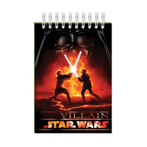 Star Wars A6 Wirebound Notebook Black/Orange One Size