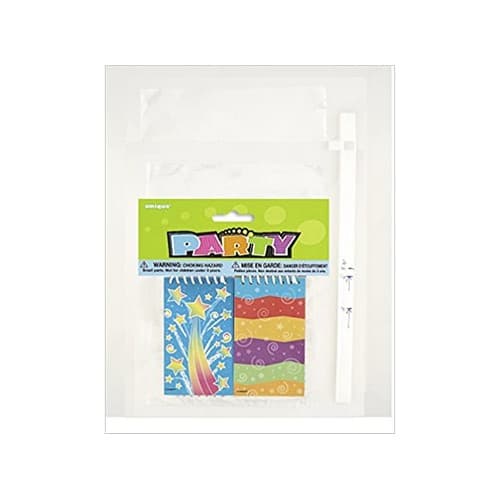 Unique Party Mini Wirebound Notebook (Pack of 6) Multicoloured One Size