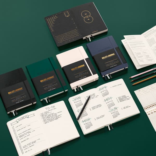 Bullet journal A5 Prickad Forest Green Leuchtturm1917