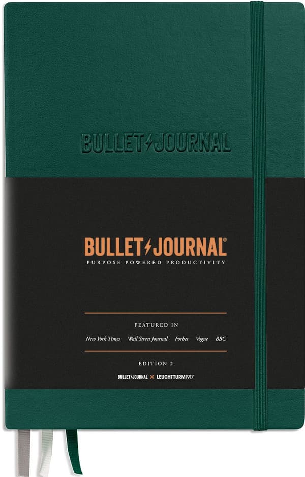 Bullet journal A5 Prickad Forest Green Leuchtturm1917