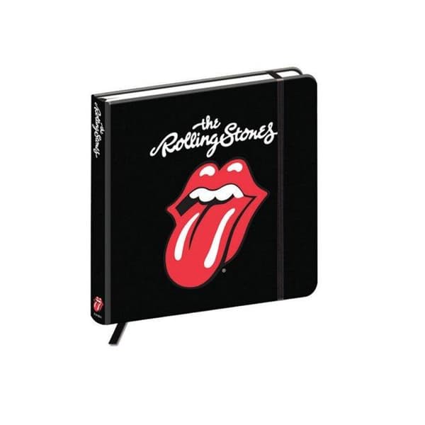 The Rolling Stones Classic Tongue Hardback Notebook Black/Red/White One Size