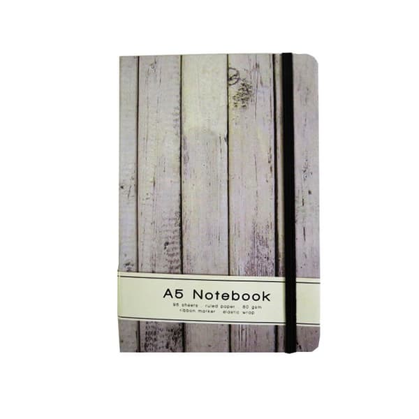 Anker Wood Effect A5 Notebook Cream/Black One Size