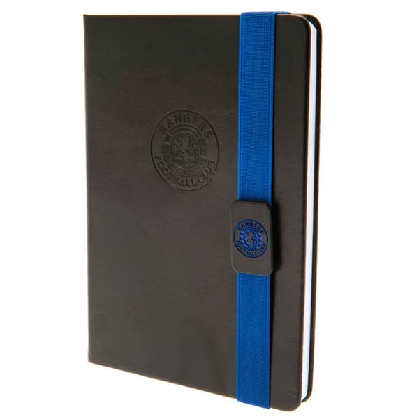 Rangers FC A5 Notebook Black/Royal Blue One Size