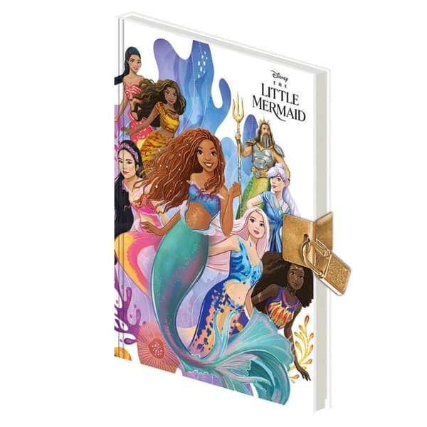 The Little Mermaid A5 Lockable Notebook Multicoloured One Size