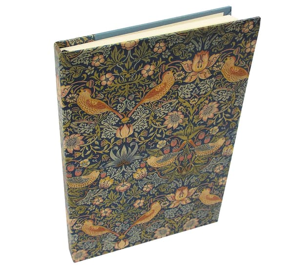 Skrivbok A5 William Morris, Strawberry Thief Linjerad 96 sidor 1-pack