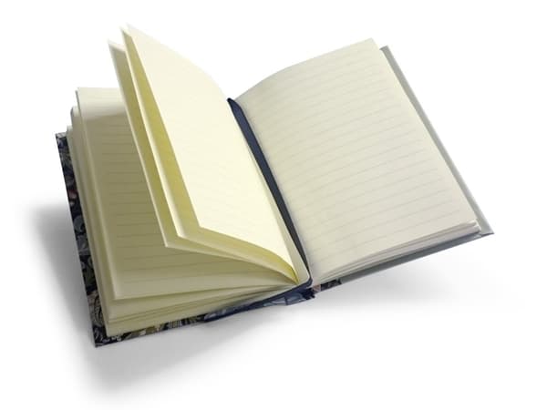 Skrivbok A5 William Morris Golden Lily Linjerad 96 sidor