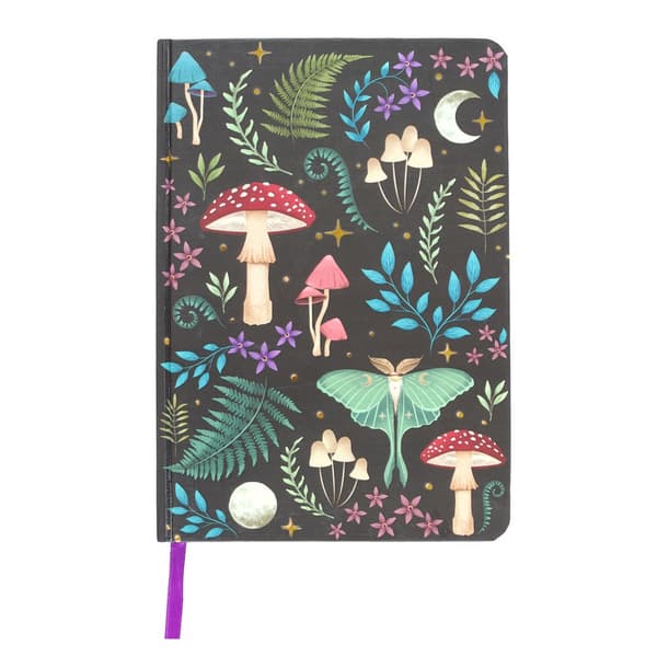 Something Different Forest Print A5 Notebook Black/Multicoloured One Size