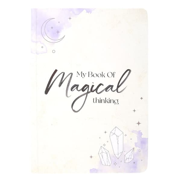 Something Different My Book Of Magical Thinking A5 Notebook White/Black/Purple One Size