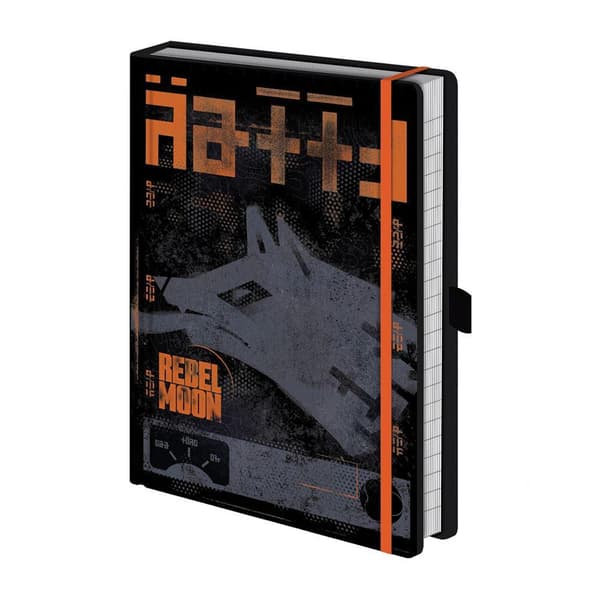 Rebel Moon Kora A5 Notebook Black/Orange One Size