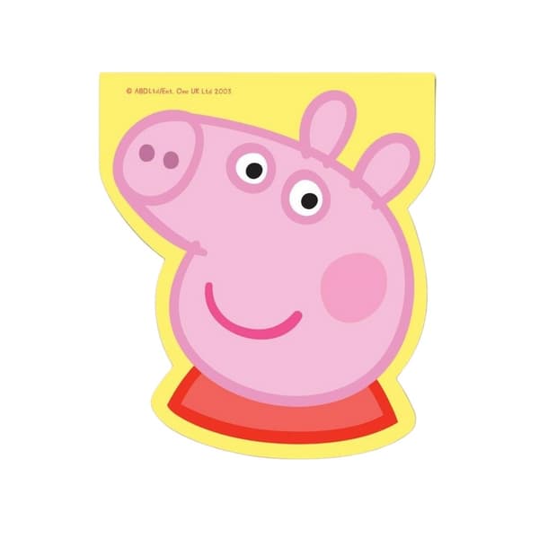 Peppa Pig Mini Notebook (Pack of 4) Pink/Yellow/Red One Size