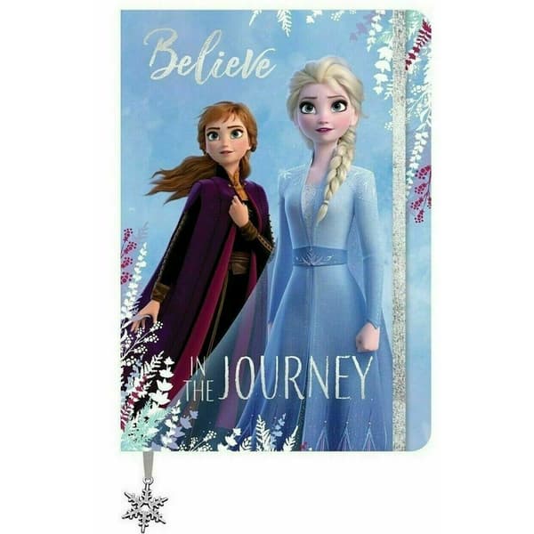 Frozen II Believe In The Journey Disney A5 Notebook Blue/Purple One Size
