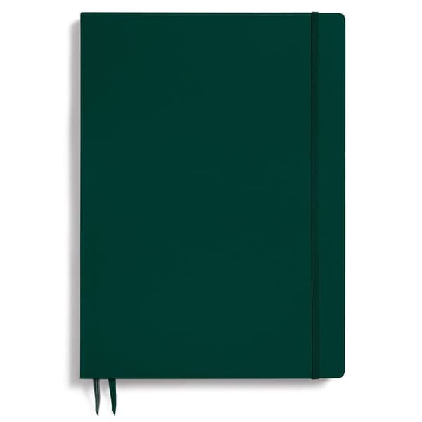 Anteckningsbok A4+ Slim Olinjerad Forest Green Leuchtturm1917