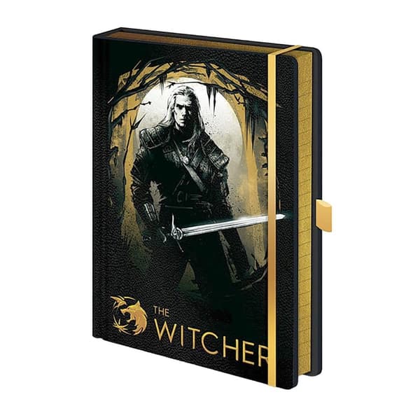 The Witcher Forest Hunt Premium A5 Notebook Black/Gold One Size