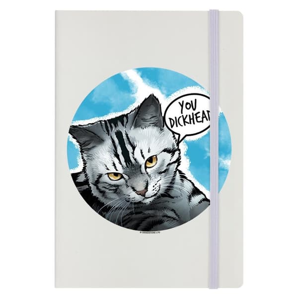 Cute But Abusive You Dickhead Hard Cover A5 Notebook Cream One Size