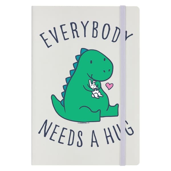 Grindstore Everybody Needs A Hug A5 Notebook Cream One Size