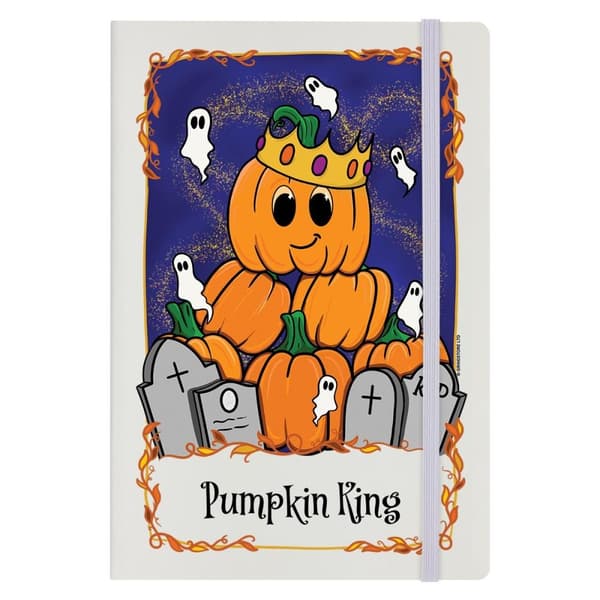Grindstore Pumpkin King Tarot Hard Cover A5 Notebook Purple/Orange One Size