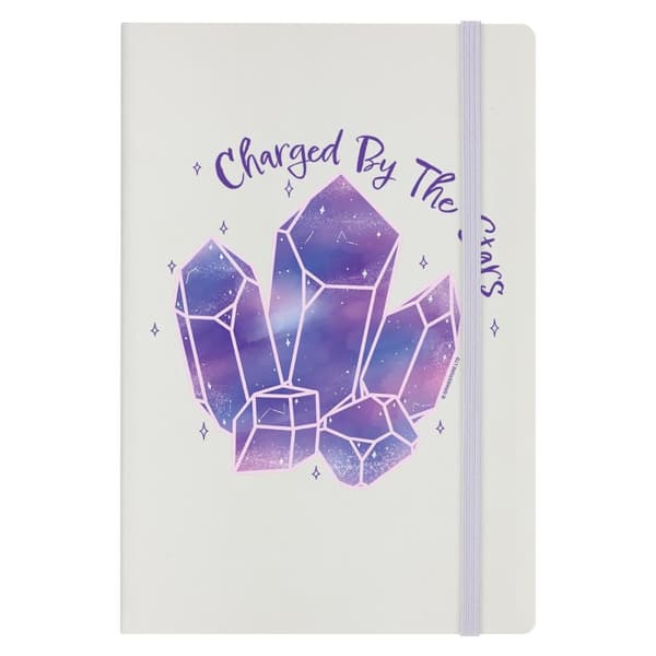 Grindstore Charged By The Stars Hard Cover A5 Notebook Cream One Size