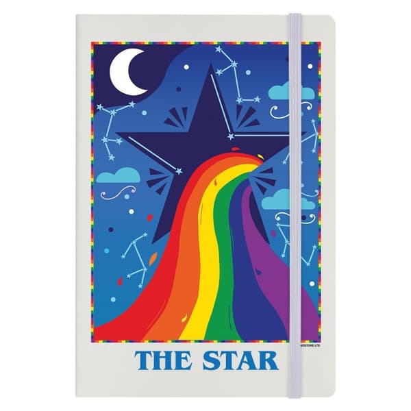 Deadly Tarot The Star Hardback A5 Notebook Cream/Multicoloured One Size
