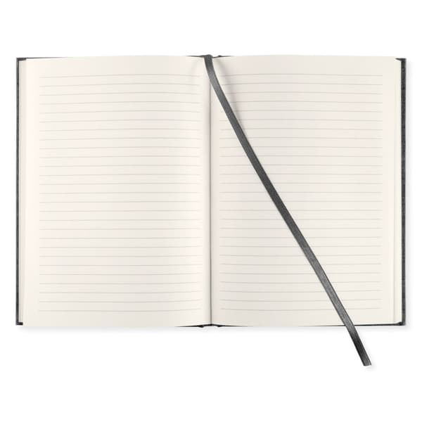 Notatbok A5 Slim Linjert Gjennomsiktig Svart Paperstyle