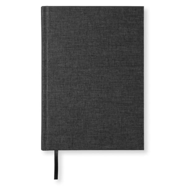 Notatbok A5 Slim Linjert Gjennomsiktig Svart Paperstyle