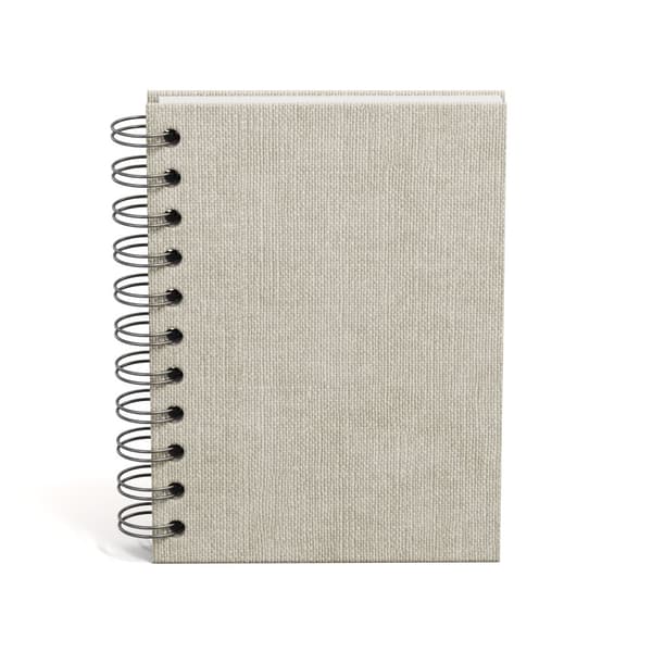 Notatbok A6 Ulinjert Linen 90 Sider Bigso Box of Sweden