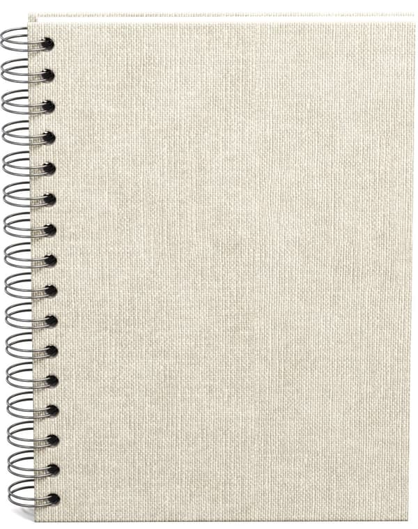 Notatbok A5 Linjert Linen 90 Sider Bigso Box of Sweden