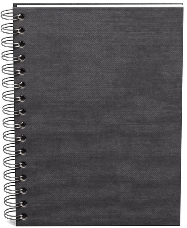 Notatbok A5 Ulinjert Black 90 Sider Bigso Box of Sweden