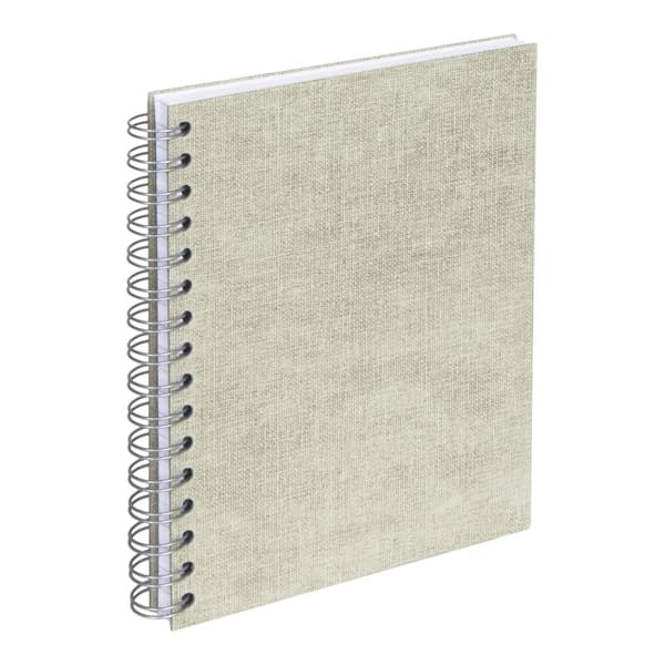 Notatbok A5 Prikket Linen 90 Sider Bigso Box of Sweden