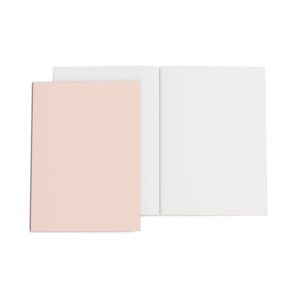 Notatblokk A4 Linjert 2-pakning Dusty Pink Bigso Box of Sweden