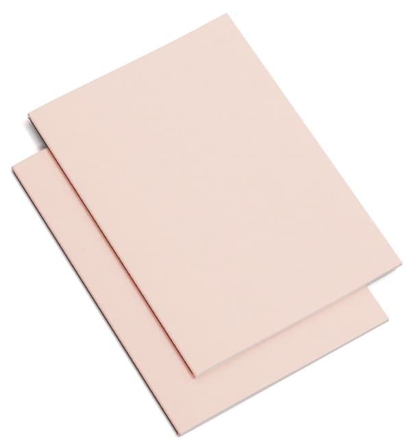 Anteckningsblock A4 Linjerat 2-pack Dusty Pink Bigso Box of Sweden