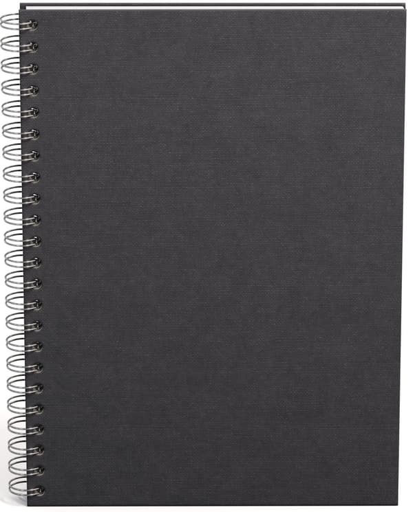 Notatbok A4 Ulinjert Black 90 Sider Bigso Box of Sweden