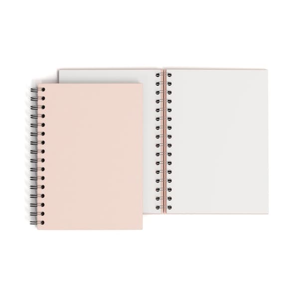 Notatbok A5 Ulinjert Dusty Pink 90 Sider Bigso Box of Sweden