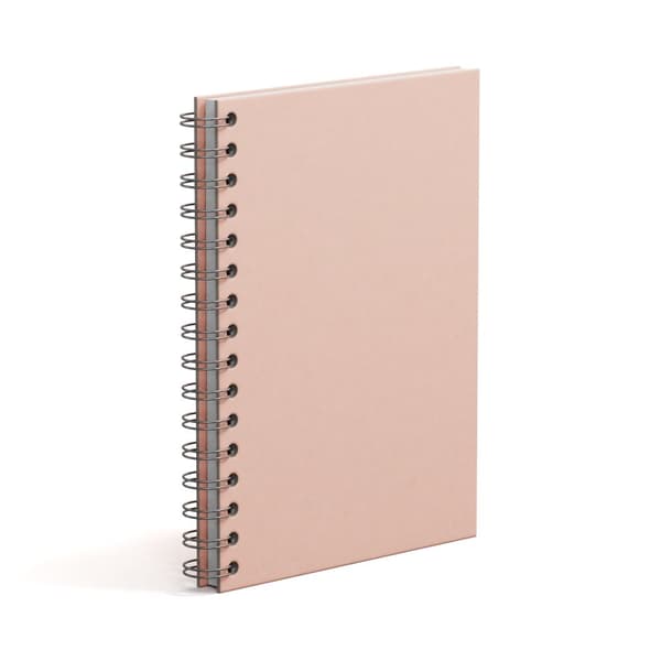 Notatbok A5 Ulinjert Dusty Pink 90 Sider Bigso Box of Sweden