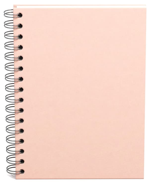 Notatbok A5 Ulinjert Dusty Pink 90 Sider Bigso Box of Sweden