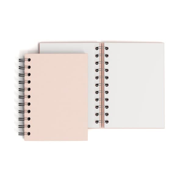 Anteckningsbok A6 Olinjerad Dusty Pink 90 Blad Bigso Box of Sweden