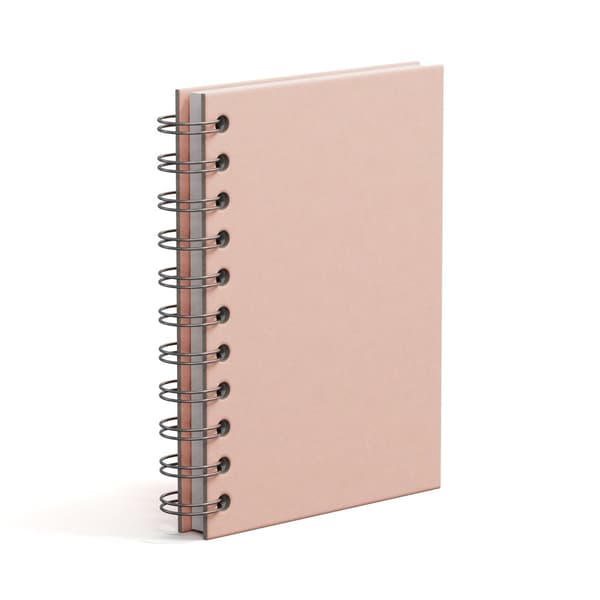 Anteckningsbok A6 Olinjerad Dusty Pink 90 Blad Bigso Box of Sweden