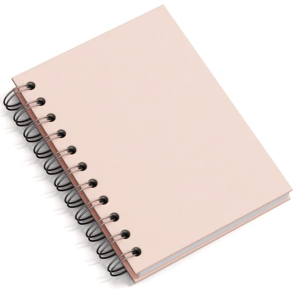Anteckningsbok A6 Olinjerad Dusty Pink 90 Blad Bigso Box of Sweden