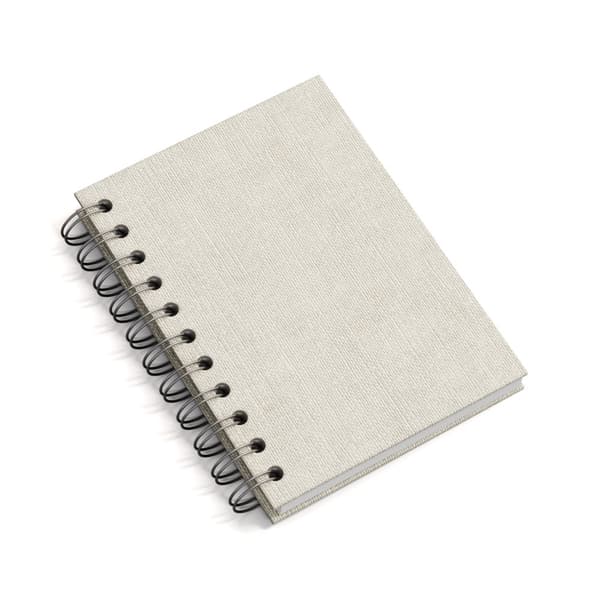 Notatbok A6 Linjert Linen 90 Sider Bigso Box of Sweden