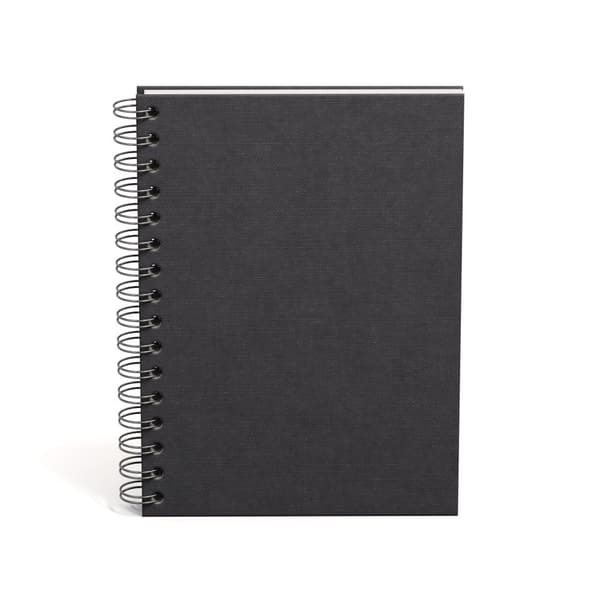 Notatbok A5 Prikket Black 90 Sider Bigso Box of Sweden